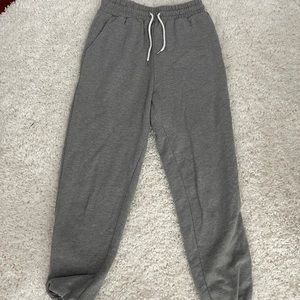 small grey sweatpants